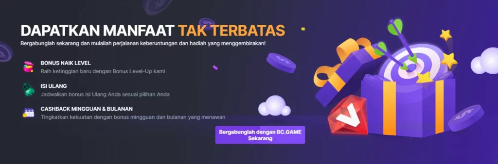 Bagian bonus di BC.Game